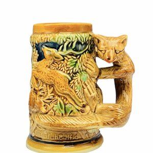 West Germany Mug fox handle deb jagers deer elk W